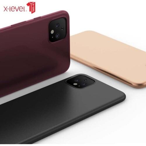 For Google Pixel 4XL Case Ultra Thin Soft TPU Matte Back Cover for Pixel 4A 5G / 4A 4G Shell Capa X-Level coque