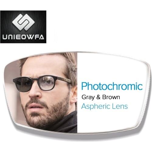 Photochromic Lens 1.56 1.61 1.67 Prescription Lenses CR-39 Resin Optical Lens Myopia Hyperopia Glasses Lens Presbyopia Lens