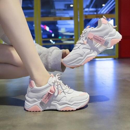Women Casual Sneakers Spring Autumn Sneakers Breathable Women Shoes Lace Up Female Boots Comrfortable Platform Shoes Women