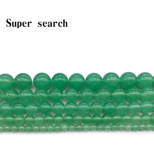 Natural Stone Green Aventurine 4/6/8/10/12mm Round Beads DIY Accessorie Handmade Bracelet Bangle Necklace For Jewelry Making