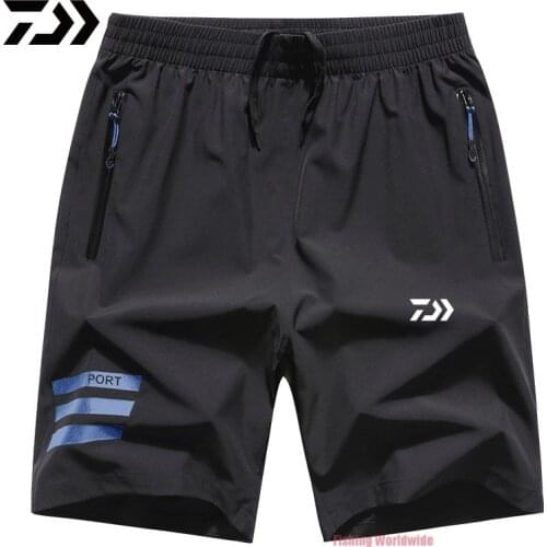 Summer DAIWA Fishing Pants Shorts M-7xl Sport Quick Drying Fishing Trousers Beach Pants Fishing Cycling Shorts Fishing Clothing