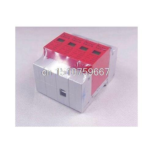 4Poles 40-80KA Thunder SPD Circuit Lightning Protection Device Arrester