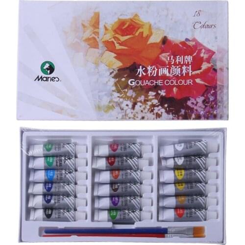 12/18/24 Color Set of Art Watercolor Paint 5ml Tubes Rich Vivid Colors for Artists Students