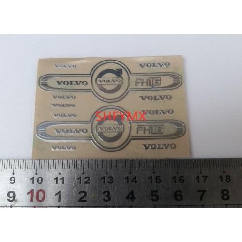 Truck Toy Drive Cab Window Stickers For Car 1/14 Rc Tractor Truck Tamiya-volvo FH16 750 56360 6X4 Trailer Decals