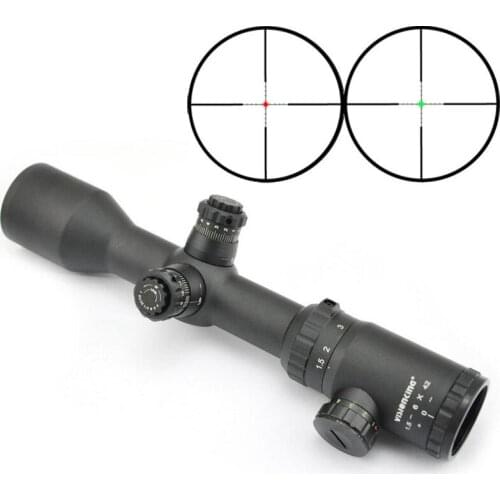 Visionking 1.5-6x42 Aim Riflescopes ar15 ak Waterproof Long Range Night Vision Hunting 30mm Tube Sniper Optical Sight .223 .308