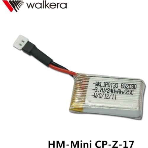 Original 3.7V 240mAh Battery for Walkera Super CP / MINI CP / QR Ladybird Spare Parts Accessories HM-Mini CP-Z-17