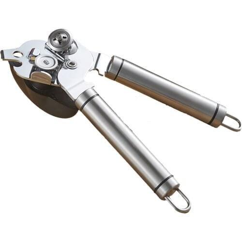304 Stainless Steel Can Beer Bottle Opener Multi-Function Handheld Can Opener For Home Kitchen Party Gatherings Etc