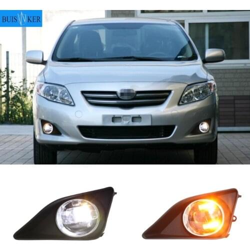 Pair Front Bumper Foglight w/ Covers+Switch H11 Bulbs For Toyota Corolla 2008 2009 2010 Fog Lamps cover headlight Wiring Harness