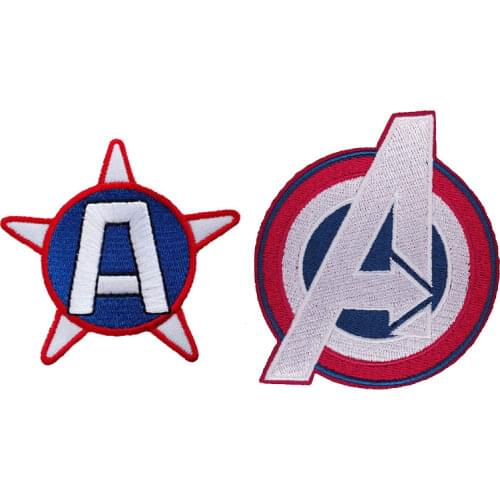 10 PCS Letter A Embroidered Iron On Patch, Text Punk Jacket Jean Backpack Fashion Badge Fabric Accessories DIY