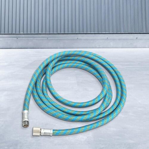 M6-G1/8 inch 180cm Compressor Air Hose Spray Pen Woven Pipe Braided Airbrush 1/8