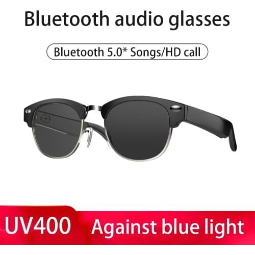 Against Blue Light Glasses Wireless Audio Bluetooth Headset Bass Hifi Open Ear Speaker IPX64 Smart Sunglasses For Ios Android