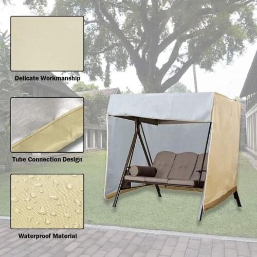 Outdoor Patio Swing Covers Waterproof Garden Swing Hammock Glider Cover Foldable Outdoor Garden Furniture Covers