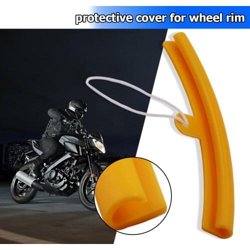 Universal Portable Wheel Rim Protector Tyre Remove Guard Edge Protection Tire Changing Tool with Cords for Car Motorcycle Bike