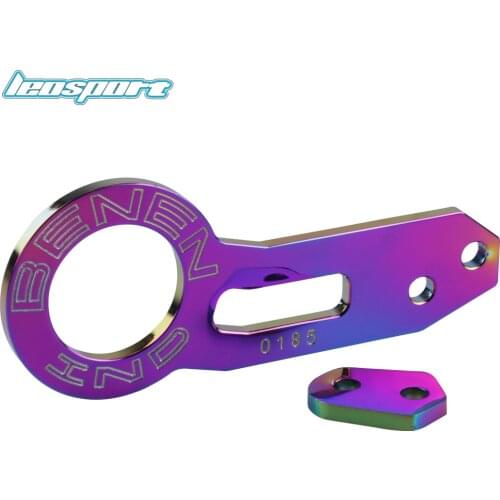 Universal Rear Tow Hook Billet Aluminum Towing Kit For JDM Racing
