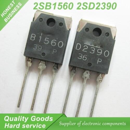 20PCS 2SB1560 B1560 2SD2390 D2390 TO-3P Sound matching tube (10PCS* B1560 +10PCS* D2390 ) new original