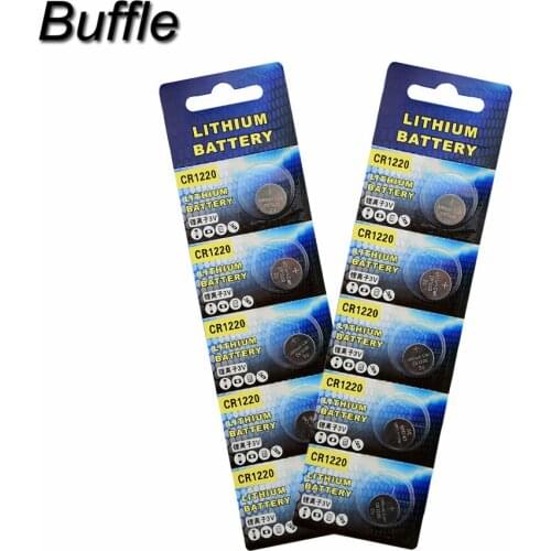 10pcs Buffle CR1220 3V Button Cell Coin Batteries DL1220 LM1220 Laptop Battery Digital Camera Lithium