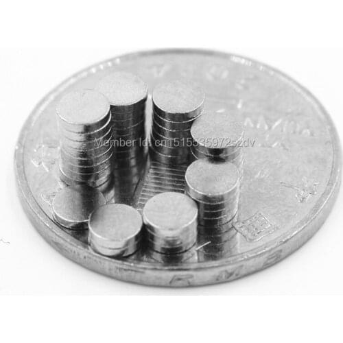 1000pcs Strong Round Dia 4mm x 1.5mm N35 Rare Earth Neodymium Magnet Art Craft Fridge 4x1.5mm