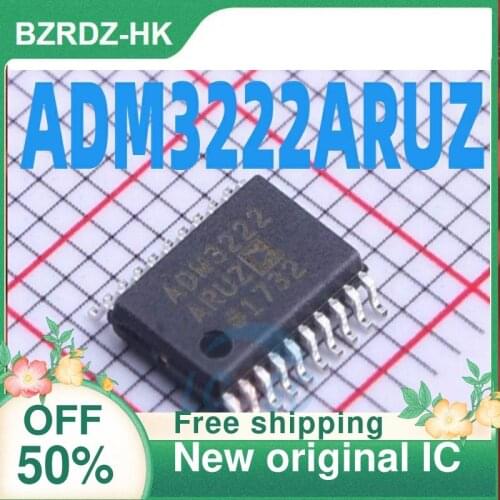 2-10PCS/lot ADM3222ARU ADM3222 ADM3222ARUZ TSSOP-20 New original IC