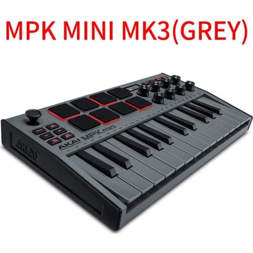 Akai professional MPK Mini MK2 MKII - 25 key ultra portable USB MIDI drum pad and keyboard controller