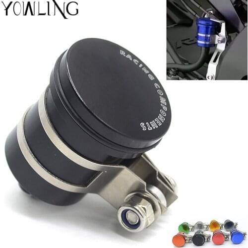 For Suzuki GSXR600 GSX-R 600 GSXR750 1000 Rear Brake Fluid Reservoir Connection Brake Fuel Hose Bracket Tank Oil Fluid Cup Cover