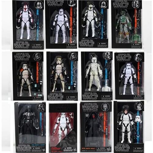6inch 17cm Figure Boba The Black Series 06 03 Sandtrooper 02 Darth Maul Action Figures Toys