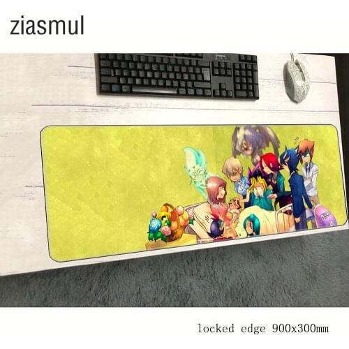 Yu-Gi-Oh mousepad gamer home 900x300x3mm gaming mouse pad big notebook accessories Popular padmouse Professional mat