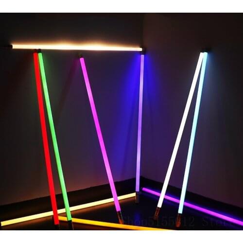 Creative Handheld Color LED PC Lamp Tube Hanging Pendant Outdoor Decor Take Pictures Props Night Lights Charging Remote Control