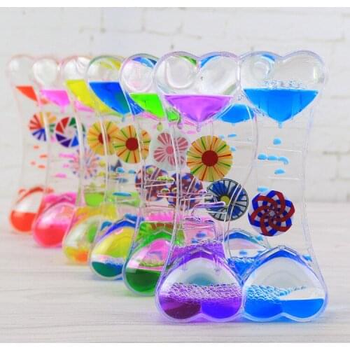 Creative Double Heart Smiley Dolphin Oil Dripping Hourglass Windmill Dripping Oil Drain Decoration Gifts and Crafts