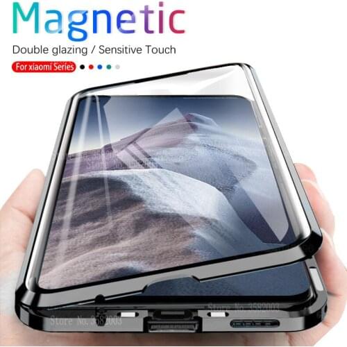 360° Magnetic Flip Case For Xiaomi Mi 11 Ultra Xiomi 11ultra 11Ultra xiaomi11 mi11ultra 5G Double-Sided Glass Metal Bumper Cover