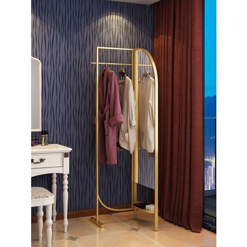 TT Multi-Functional Ins Modern Simple and Light Luxury Home Indoor Living Room Floor Full-Length Mirror Hanger