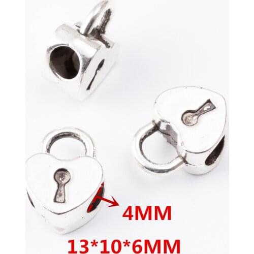 20 pcs/lot Fashion zinc alloy Metal Large Hole Beads charms DIY European Bracelet jewelry Fittings making 6903