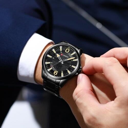 New Luxury Curren Men Quartz Wristwatches Casual Brand Watches for Male Creative Design Clock Relogio Masculino