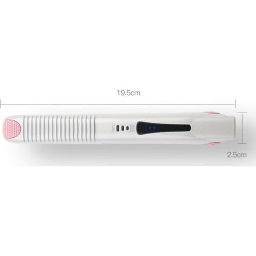 Portable Cordless Hair Straightener & Curler 2-in-1 for Travel Mini USB Rechargeable 3 Levels Adjustable Temps MH88