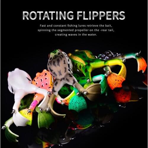 Soft To ad Frogs Bass Fishing Lure Hollow Body Top Water Frogs Fishing Lures Baits Summer Cool Ray Frog