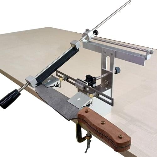 KME Professional Knife sharpener grinding system 360 degree flip Long knife clip with 4pcs diamond whetstone