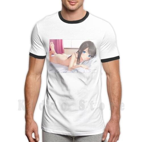 Sexy Waifu Butt T Shirt Diy Big Size 100% Cotton Waifu Anime Manga Feet Hentai Senpai Ecchi Pantsu Kawaii Weeb Cute Weeboo