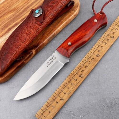 VG10 steel camping outdoor multifunctional tactical hunting self-defense fixed art EDC tool fruit karambit straight knife