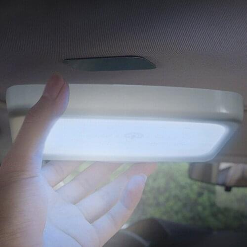 LED Light Car Reading Lamp Press Led Lighting Bedroom Cabinet Lights Corridor Nightlight Lamp Car Pat Mirror Lights USB Charging