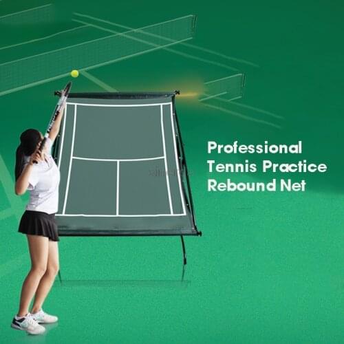 Professional Tennis Practice Rebound Net Exerciser Tennis Trainer Tennis Serving Machine Accompaniment Self-study Accessories