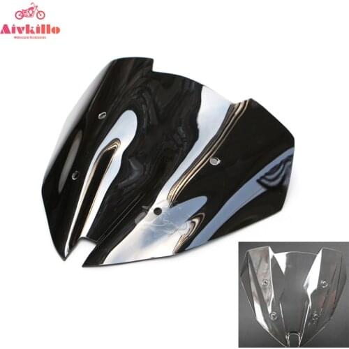 Motorcycle Windshield Windscreen Fit For Kawasaki Z250 Z300 2013 2014 2015 2016 2017 Motorcycle
