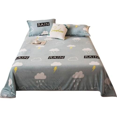 Winter Flannel Soft Comfortable Blanket For Bed Sheet Quilt Keep Warm