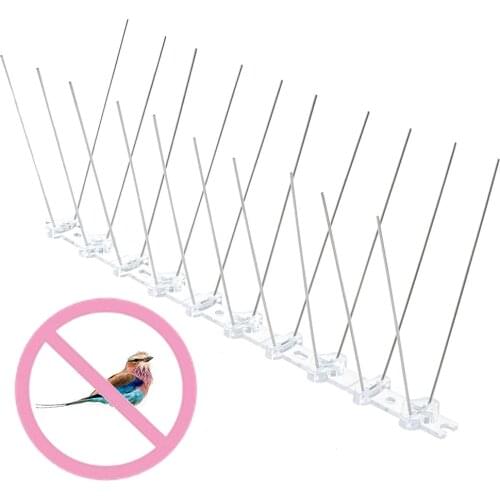 1pcs Stainless Steel 25cm Bird Repellent Spikes Anti Pigeon Nail Bird Deterrent Tool For Pigeons Owl Small Birds Fence