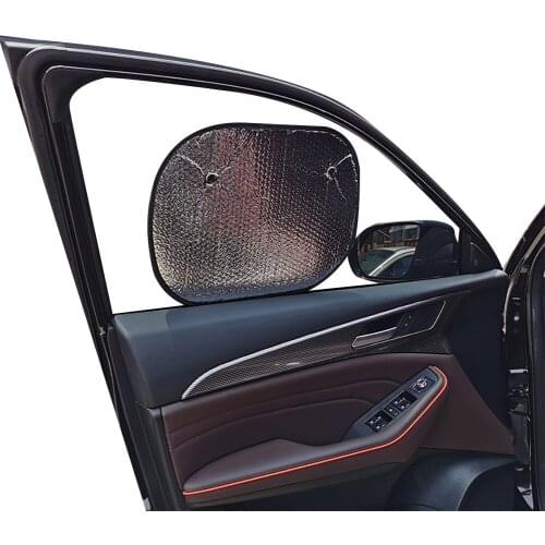 2pcs Car Windo Sun Shade Foldable Sunshade UV Blind Visor Protector Net High Quality Auto Anti Sunshade Mesh