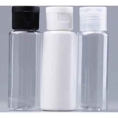 5pcs PET transparent bottle butterfly cap cosmetics sub-bottle flip bottle 40 ml plastic bottle Mini bottle