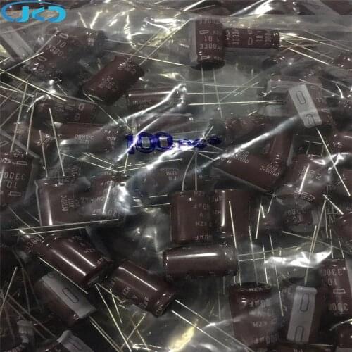 10pcs/Lot 10V3300uF 13*20mm High-Frequency Low-Impedance Aluminum Electrolytic Capacitor 3300uF10V NIPPON