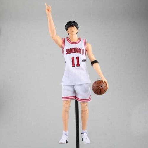 Anime Slam Dunk Hot-blooded Basketball Player No. 11 Rukawa Kaede 1/6 Articulated Cloth Doll Figure