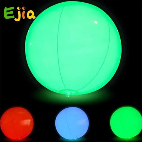 Large Funny Inflatable beach ball PVC Light Ball Inflatable LED Balloon Inflatable Throwing Zygote Ball Party for sales