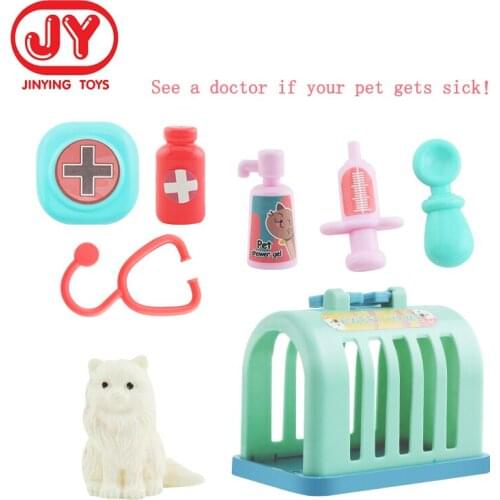 Children gifts Simulation Princess pet Furniture for dolls toys for Kids Early education toys Birthday Christmas Present toys