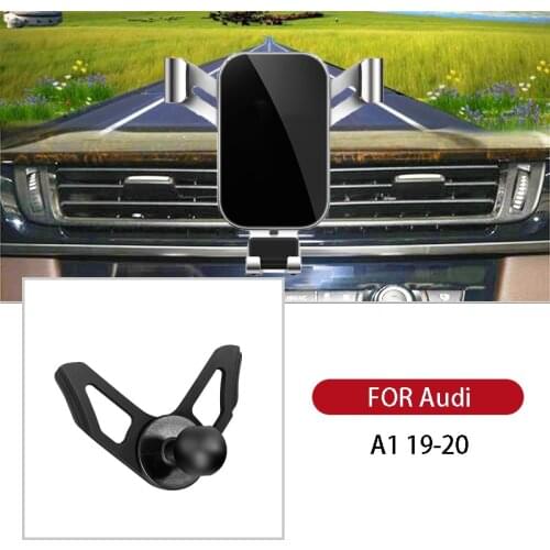 For Smartphone For Audi A1 19 20 Auto Style Accessories Car Mobile Phone Holder Car Dashboard Air Vent Stand Clip Mount Bracket