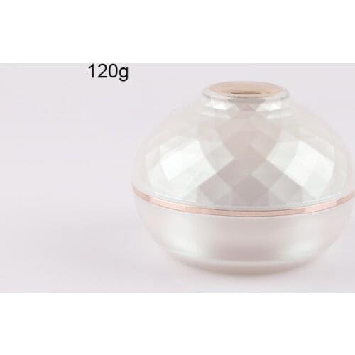 120G/120ml 4oz Cosmetic Acrylic Cream Mask Serum Jar Container Plastic Pearlite Empty(50PCS) MERX BEAUTY BRAND